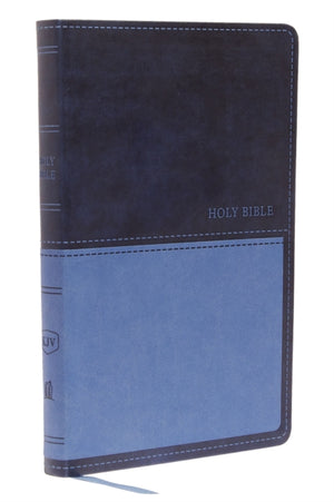 KJV Holy Bible: Value Thinline, Blue Leathersoft, Red Letter, Comfort Print: King James Version