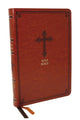 Book cover of: KJV Holy Bible: Thinline, Brown Leathersoft, Red Letter, Comfort Print: King James Version. By: Thomas Nelson