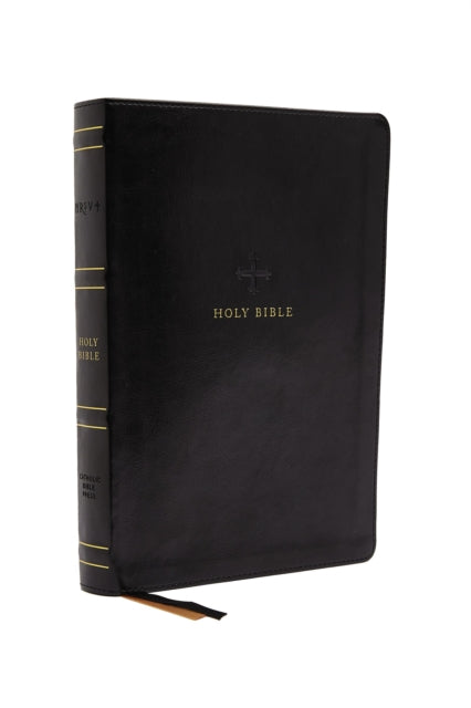 Book cover of: NRSV Large Print Standard Catholic Bible, Black Leathersoft (Comfort Print, Holy Bible, Complete Catholic Bible, NRSV CE)