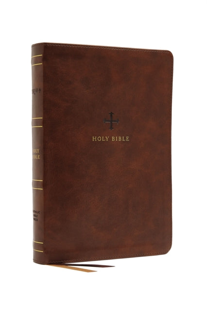 Book cover of: NRSV Large Print Standard Catholic Bible, Brown Leathersoft (Comfort Print, Holy Bible, Complete Catholic Bible, NRSV CE)