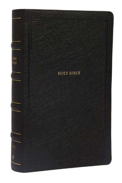 NKJV, End-of-Verse Reference Bible, Personal Size Large Print, Leathersoft, Black, Red Letter, Comfort Print, Holy Bible, New King James Version