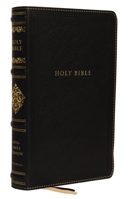 Book cover of: KJV, Personal Size Reference Bible, Sovereign Collection, Genuine Leather, Black, Red Letter, Thumb Indexed, Comfort Print
