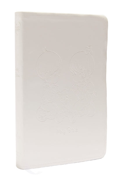Book cover of: NRSVCE, Precious Moments Bible, White, Leathersoft, Comfort Print. By: Catholic Bible Catholic Bible Press