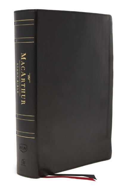 Book cover of: NKJV, MacArthur Study Bible, 2nd Edition, Genuine Leather, Black, Thumb-indexed, Comfort Print. By: John MacArthur