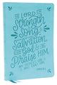 Book cover of: NKJV, Thinline Bible, Verse Art Cover Collection, Leathersoft, Teal, Red Letter, Thumb Indexed, Comfort Print. By: Zondervan Publishing Company