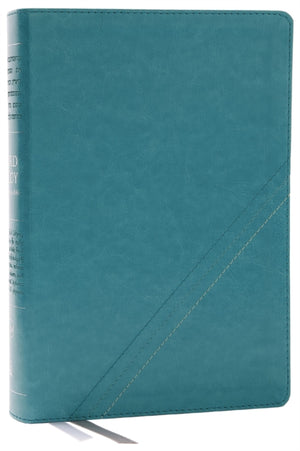 NKJV, Word Study Reference Bible, Leathersoft, Turquoise, Red Letter, Comfort Print