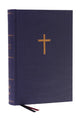 Book cover of: NKJV, Single-Column Wide-Margin Reference Bible, Cloth over Board, Blue, Red Letter, Comfort Print. By: Zondervan Publishing Company