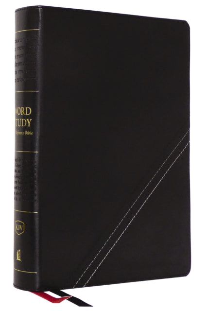 Book cover of: KJV, Word Study Reference Bible, Leathersoft, Black, Red Letter, Comfort Print. By: Zondervan Publishing Company