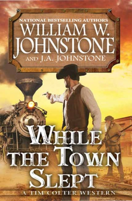 Book cover of: While the Town Slept. By: William W. Johnstone