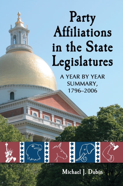 Book cover of: Party Affiliations in the State Legislatures. By: Michael J. Dubin