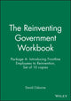 Book cover of: Reinventing Government Workbook. By: David Osborne