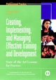 Book cover of: Creating, Implementing, and Managing Effective Training and Development. By: Kurt Kraiger