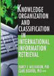 Book cover of: Knowledge Organization and Classification in International Information Retrieval