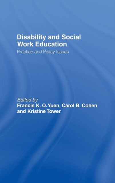 Book cover of: Disability and Social Work Education