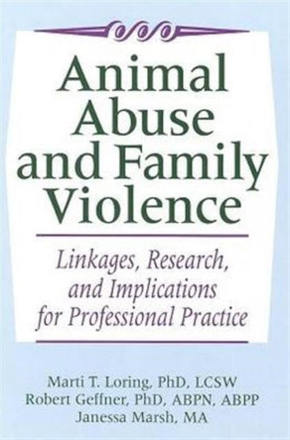 Book cover of: Animal Abuse and Family Violence