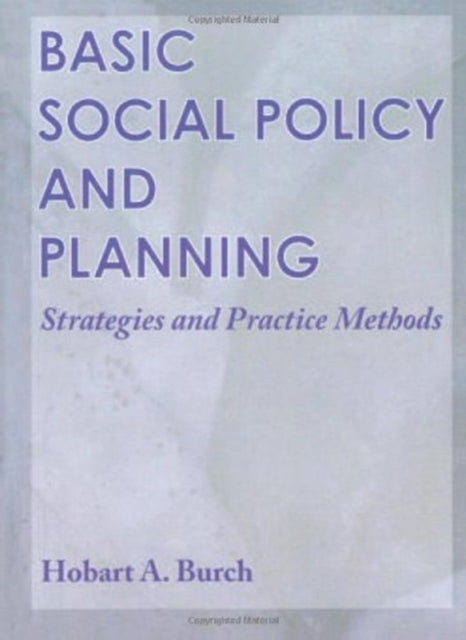 Book cover of: Basic Social Policy and Planning