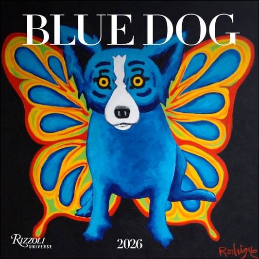 Book cover of: Blue Dog 2026 Wall Calendar