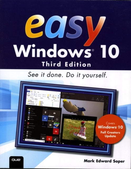 Book cover of: Easy Windows 10. By: Mark Edward Soper