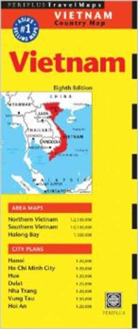 Book cover of: Vietnam Travel Map Eighth Edition. By: Periplus Periplus Editions