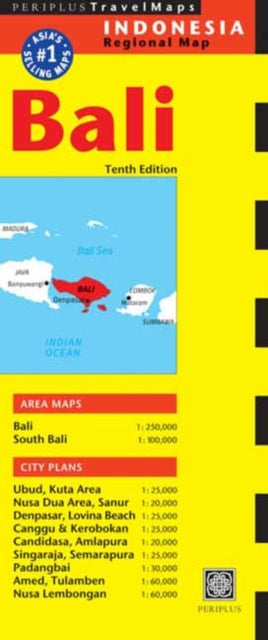 Book cover of: Bali Travel Map Tenth Edition