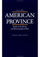 Book cover of: In the American Province