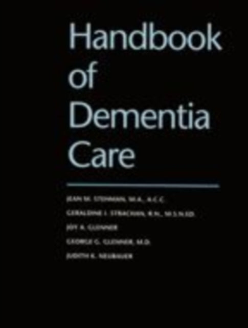 Book cover of: Handbook of Dementia Care