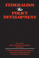 Book cover of: Federalism and Policy Development