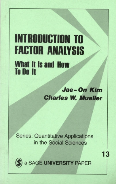 Book cover of: Introduction to Factor Analysis