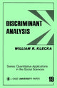 Book cover of: Discriminant Analysis