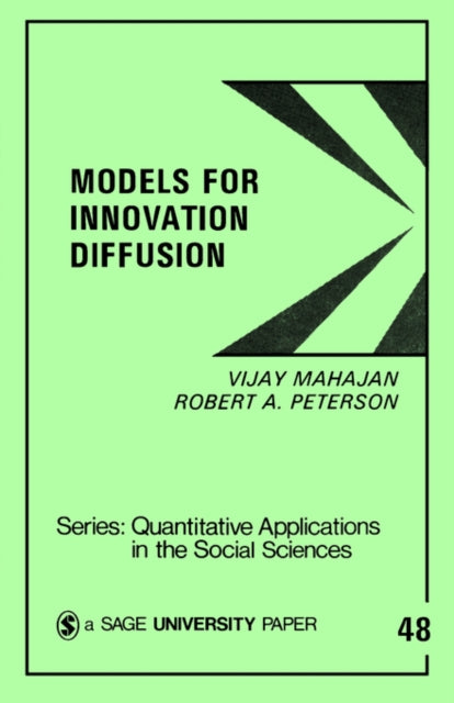 Book cover of: Models for Innovation Diffusion