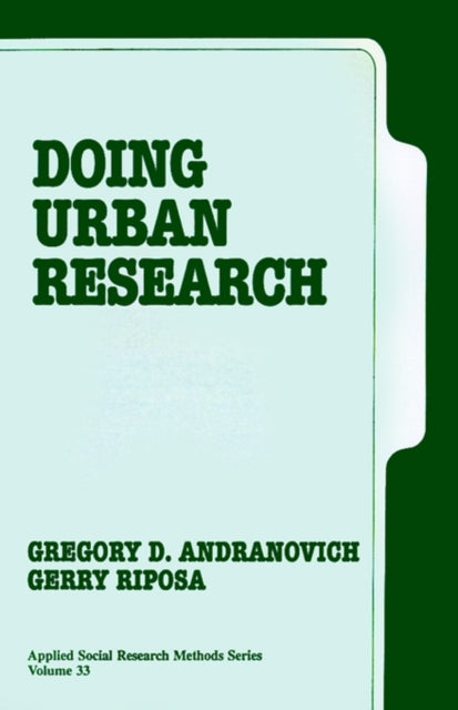 Book cover of: Doing Urban Research