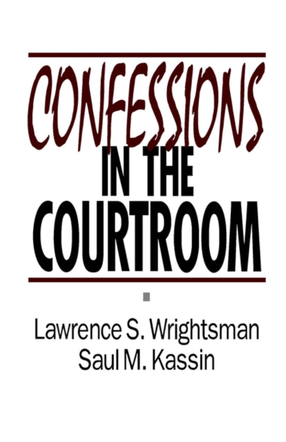 Book cover of: Confessions in the Courtroom