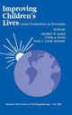 Book cover of: Improving Children's Lives