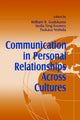 Book cover of: Communication in Personal Relationships Across Cultures