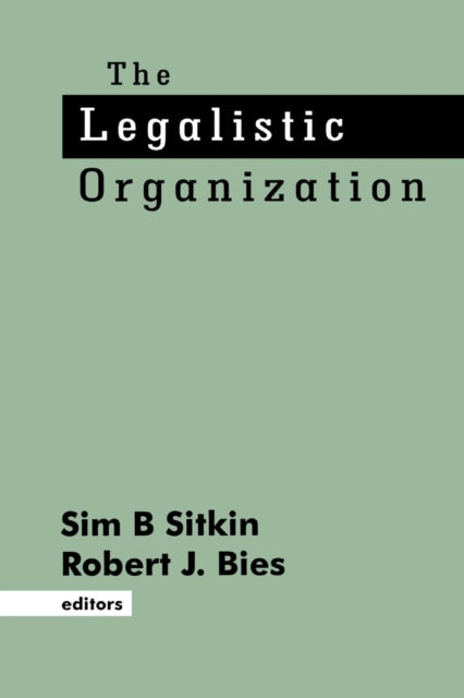 Book cover of: Legalistic Organization