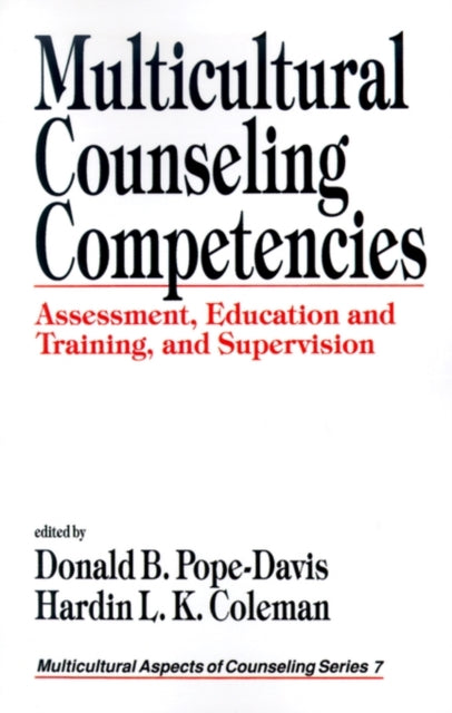 Book cover of: Multicultural Counseling Competencies