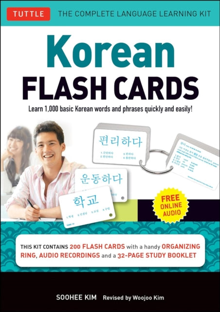 Book cover of: Korean Flash Cards Kit. By: Soohee Kim