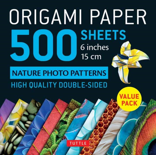 Book cover of: Origami Paper 500 sheets Nature Photo Patterns 6" (15 cm)