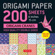Book cover of: Origami Paper 200 sheets Origami Cranes 6" (15 cm). By: Tuttle Tuttle Studio