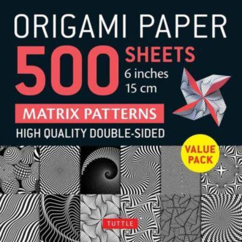 Origami Paper 500 sheets Matrix Patterns 6" (15 cm)