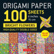 Book cover of: Origami Paper 100 Sheets Bright Flowers 6" (15 cm). By: Tuttle Tuttle Studio