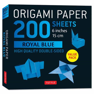 Origami Paper 200 sheets Royal Blue 6"