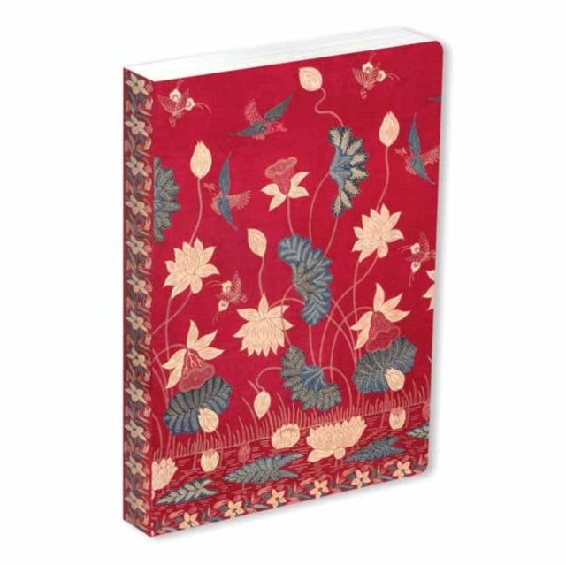 Book cover of: Journal Sarong Buketan with Lotuses, Lined Paperback. By: Tuttle Tuttle Studio