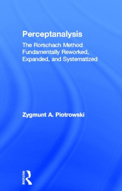 Book cover of: Perceptanalysis. By: Zygmunt A. Piotrowski