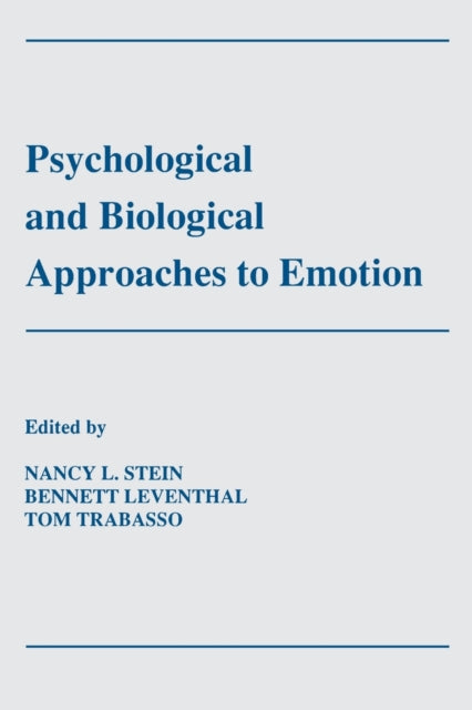 Book cover of: Psychological and Biological Approaches To Emotion