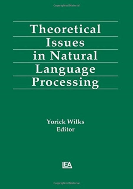 Book cover of: Theoretical Issues in Natural Language Processing