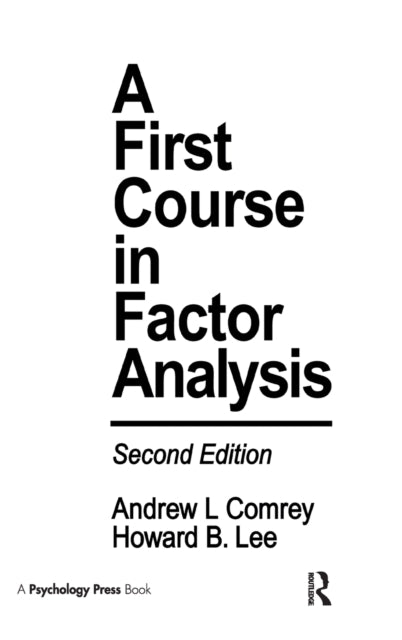 Book cover of: First Course in Factor Analysis