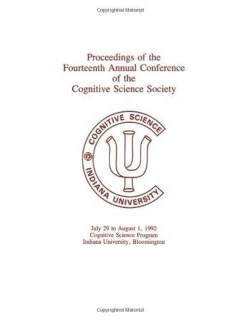 Book cover of: Proceedings of the Fourteenth Annual Conference of the Cognitive Science Society. By: Cognitive Scien 