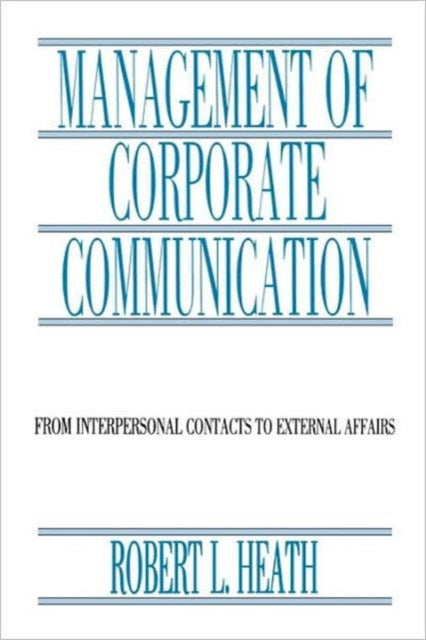 Book cover of: Management of Corporate Communication