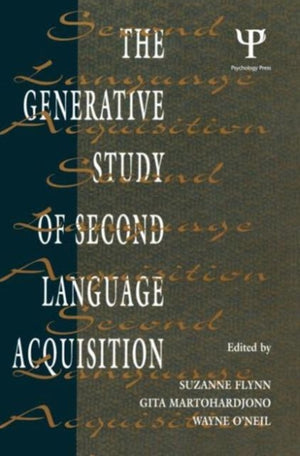 Generative Study of Second Language Acquisition